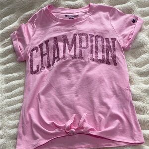 Champion Kids Pink T-Shirt size 7/8 nwot
